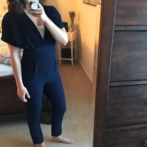 Navy Kimono Jumpsuit by Adelyn Rae